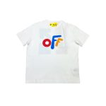 off white shirt off blauw:rood