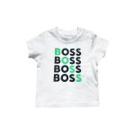 boss shirt wit print mint klein