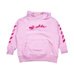 off hoodie roze:roze
