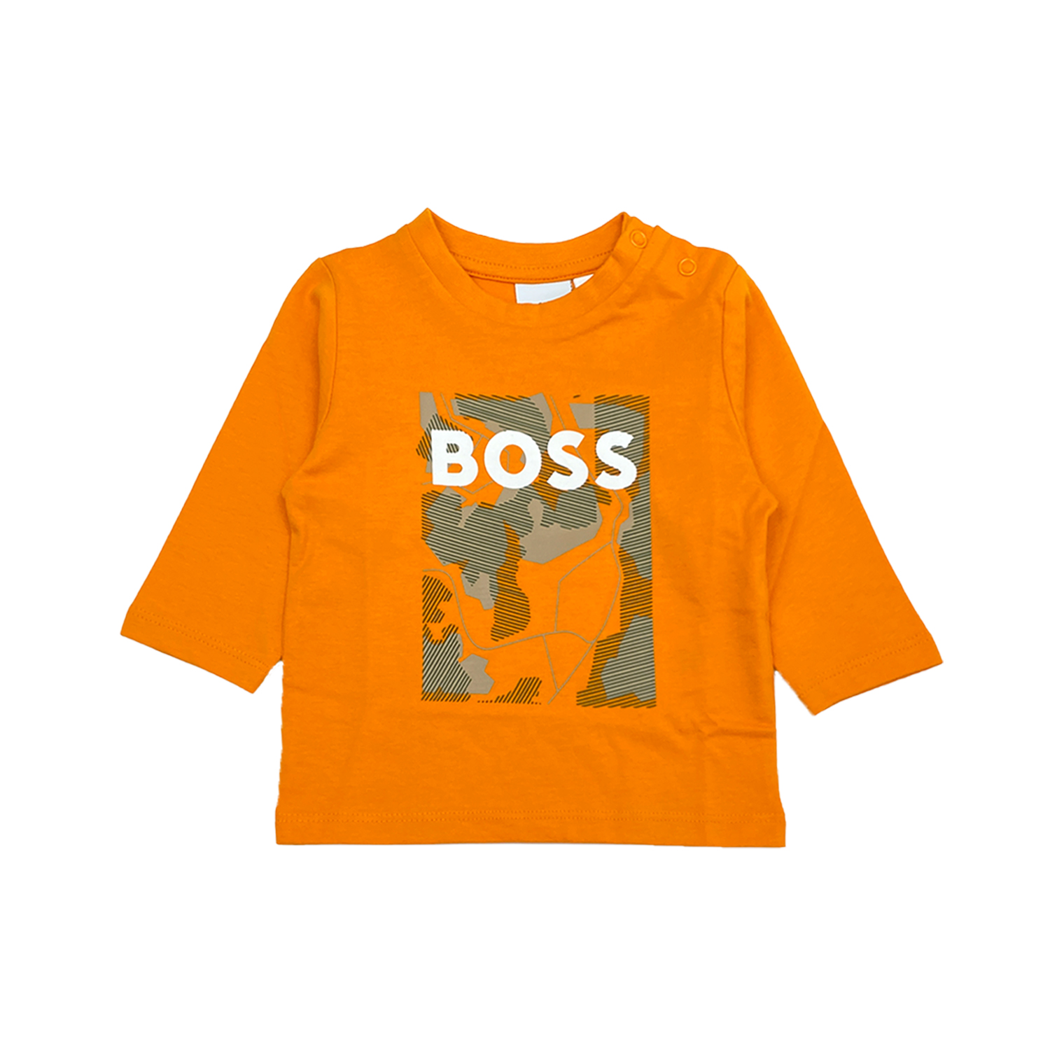 boss tshirt oranje klein