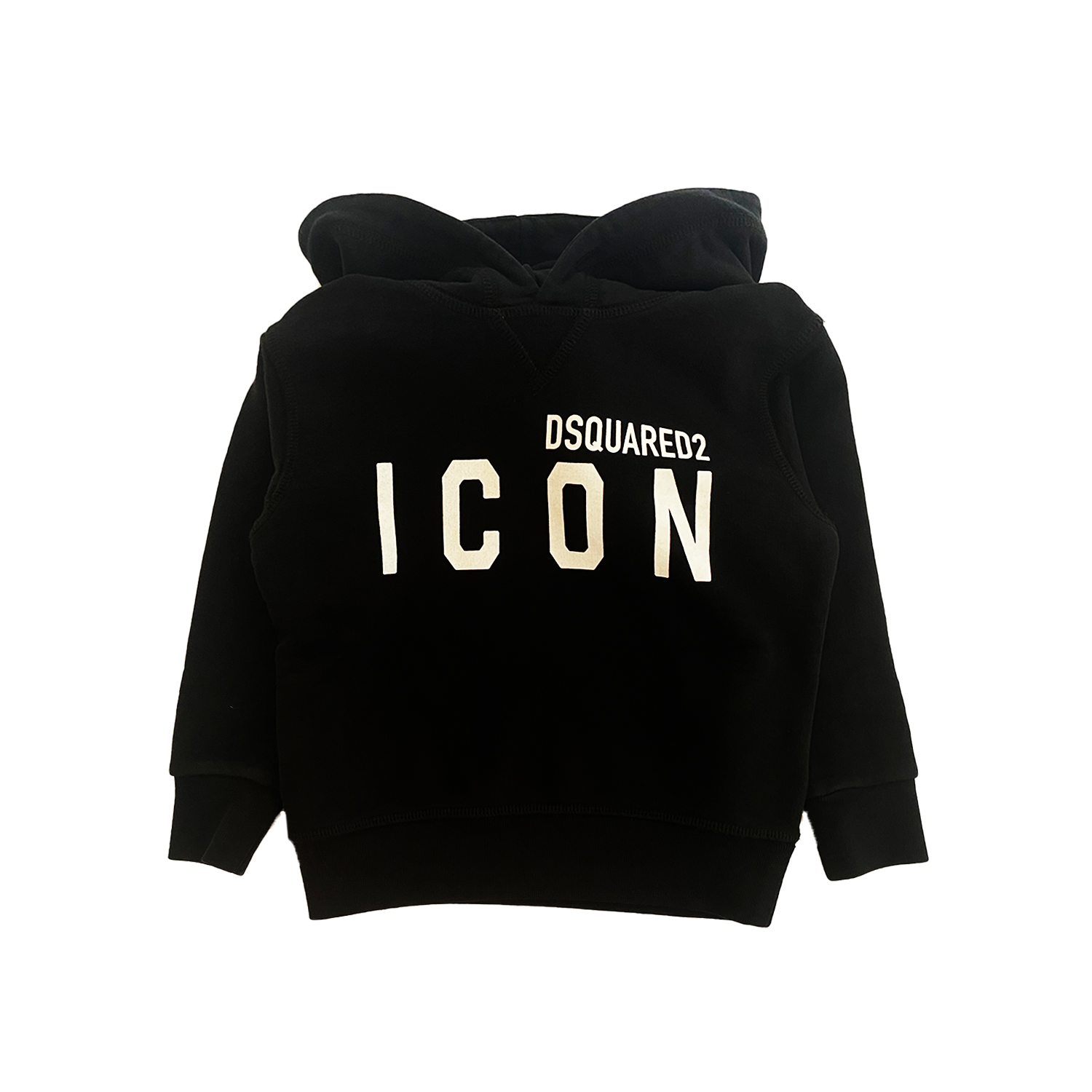 d2 icon hoodie zwart wit