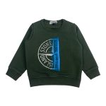 stone sweater groen print