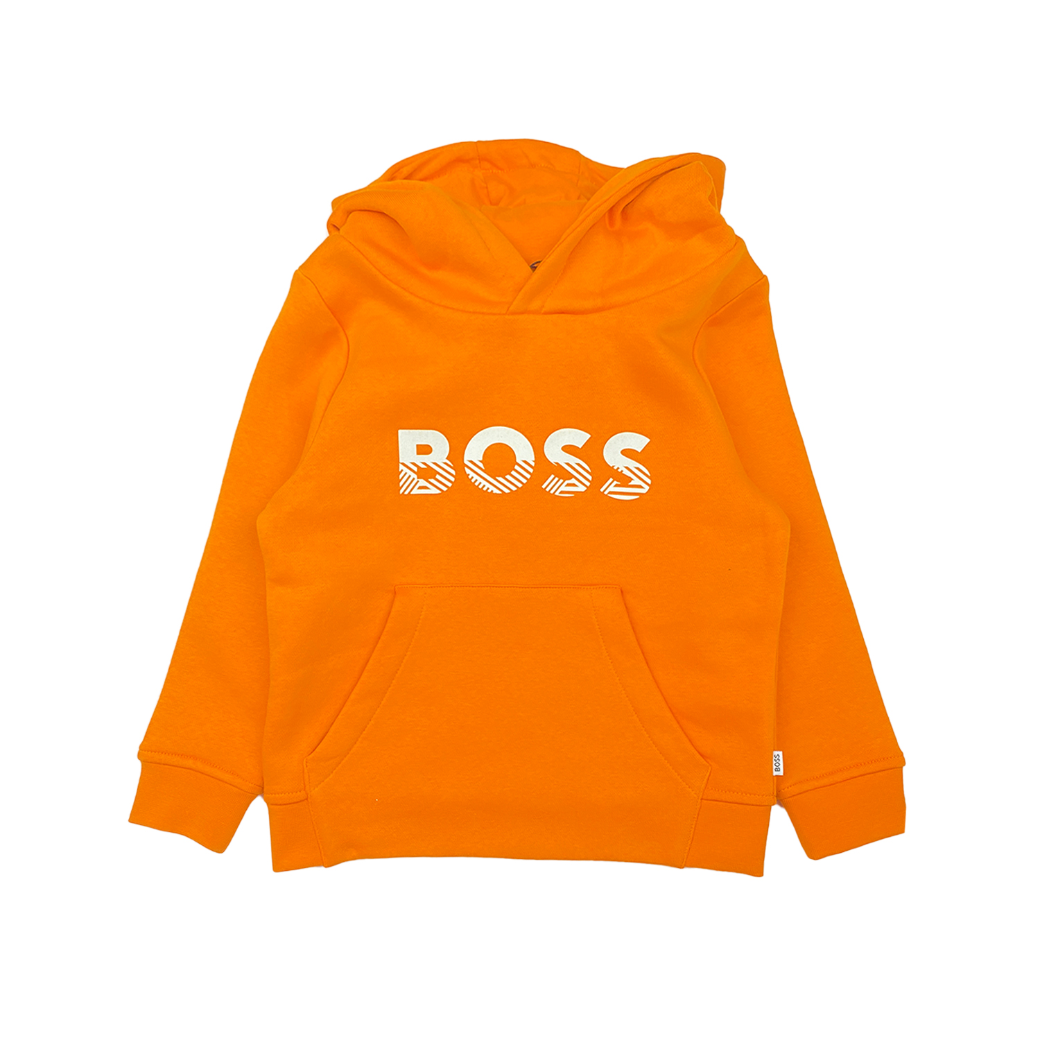 boss hoodie oranje