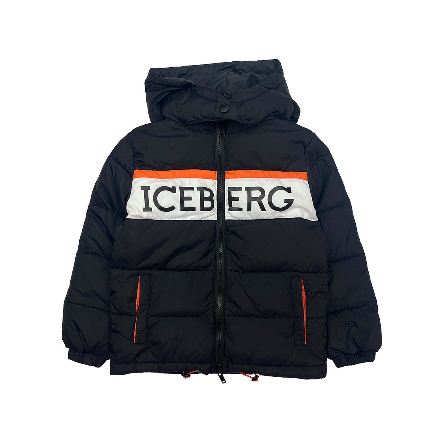 ice jas zwart:oranje