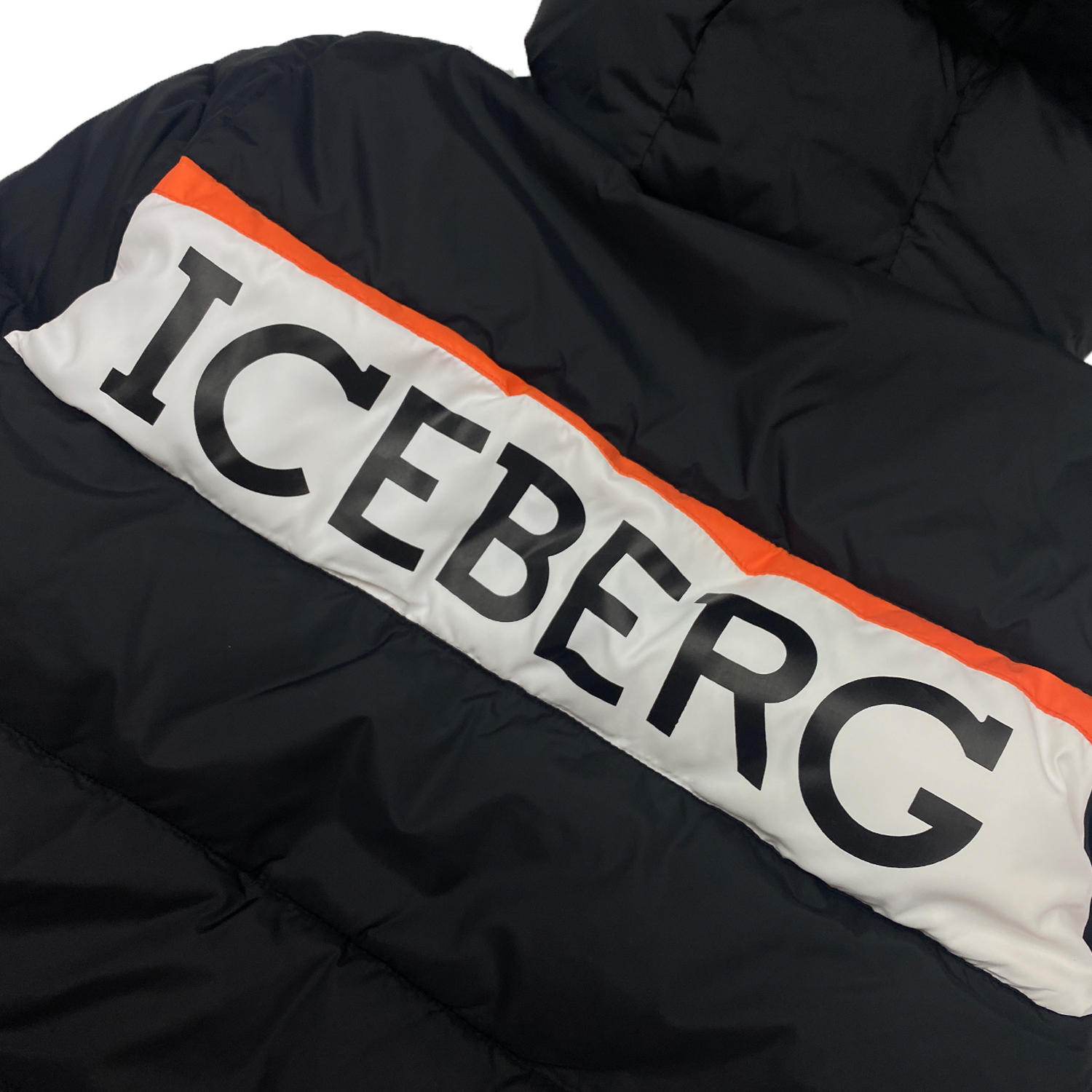 ice jas zwart:oranje achter