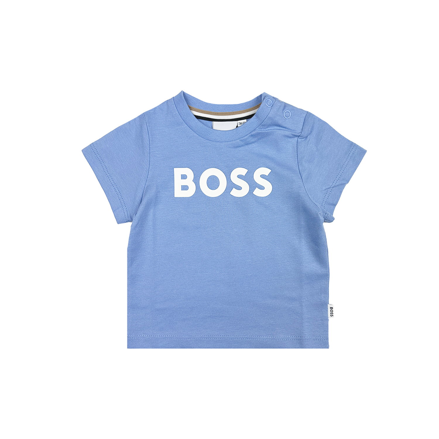 boss shirt blauw klein