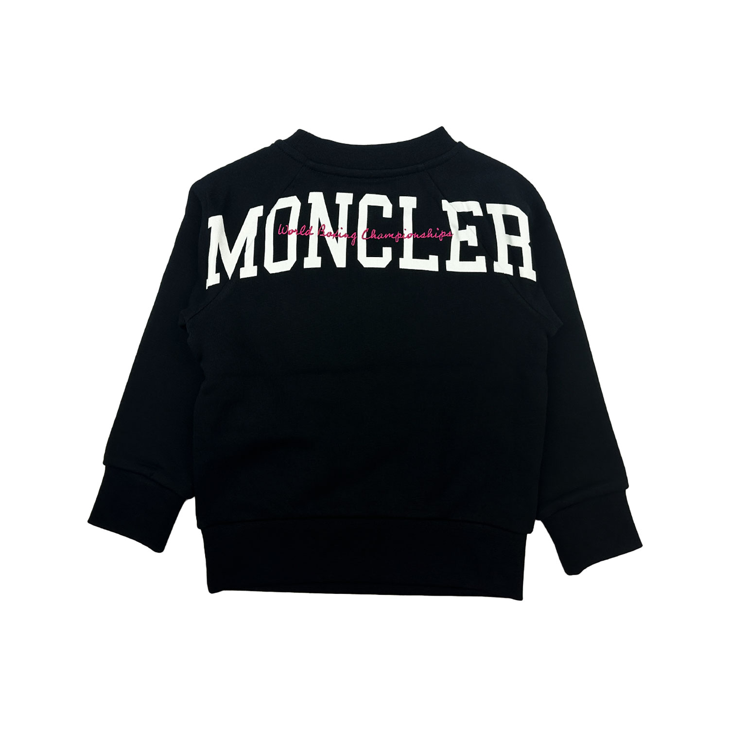 moncler-sweater-zwart-roze-achter