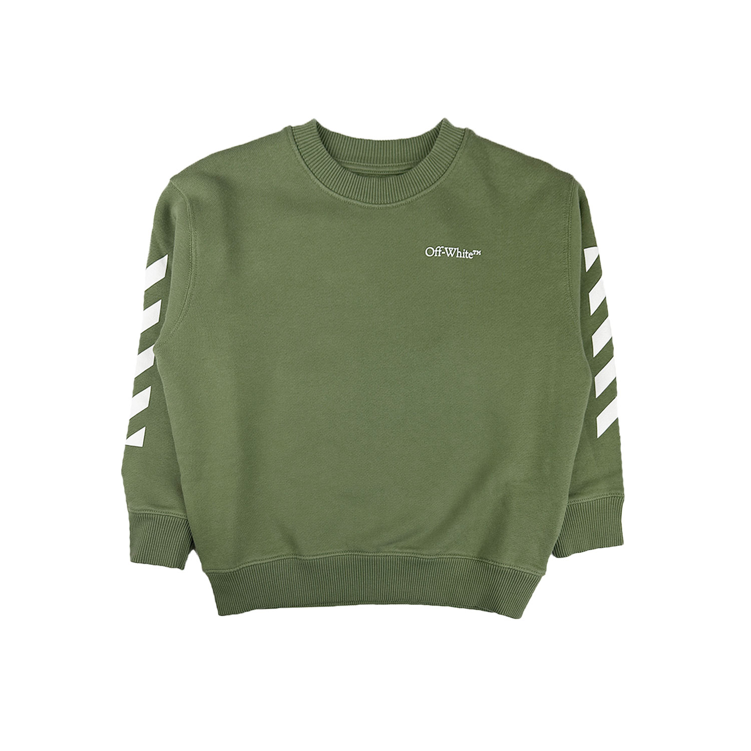 off-sweater-groen-wit